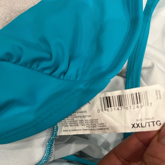 [XXL]Captiva WMN Teal One Piece Swimsuit - Picture 4 of 5